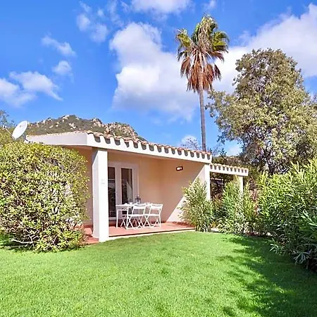 In Costa Rei Just 450 Meters From The Beach, With Air Conditioning And Outdoor Private Area